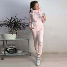 Load image into Gallery viewer, 2019 Autumn Winter Female Two Piece Sets Tracksuit For Women Long Sleeve Jackets And Pants Two Piece Set Warm Outfits Women Suit